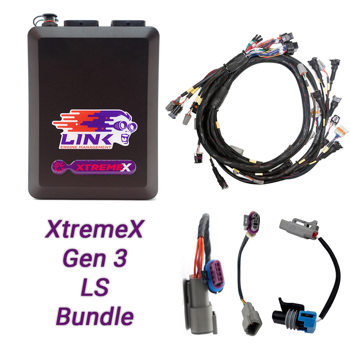 Link ECU Gen3 LS Drive-By-Wire Bundle: G4X XtremeX ECU + LS Engine Harness bundle