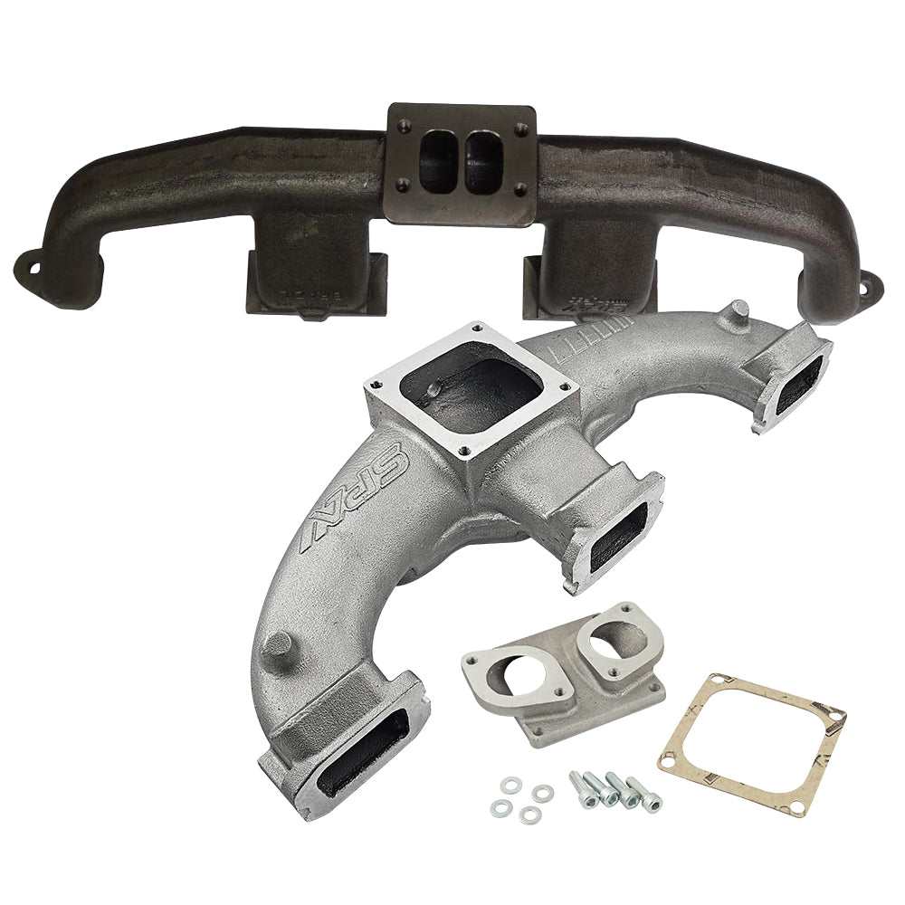 Chevy II 194 / 230 / 250 / 292 inline 6 T4 turbo manifold + INTAKE MANIFOLD for Single Weber IDF