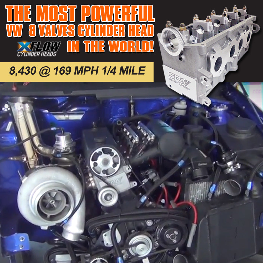 VW ABA Blocks X-Flow race cylinder head