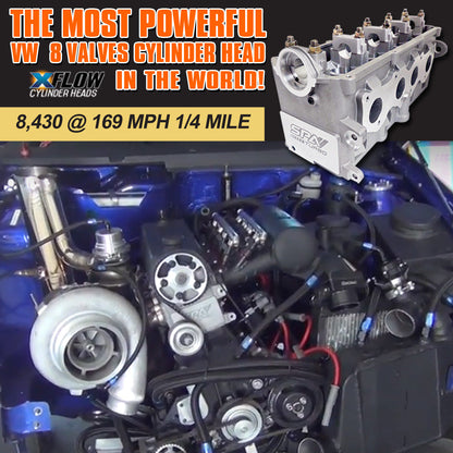VW ABA Blocks X-Flow race cylinder head