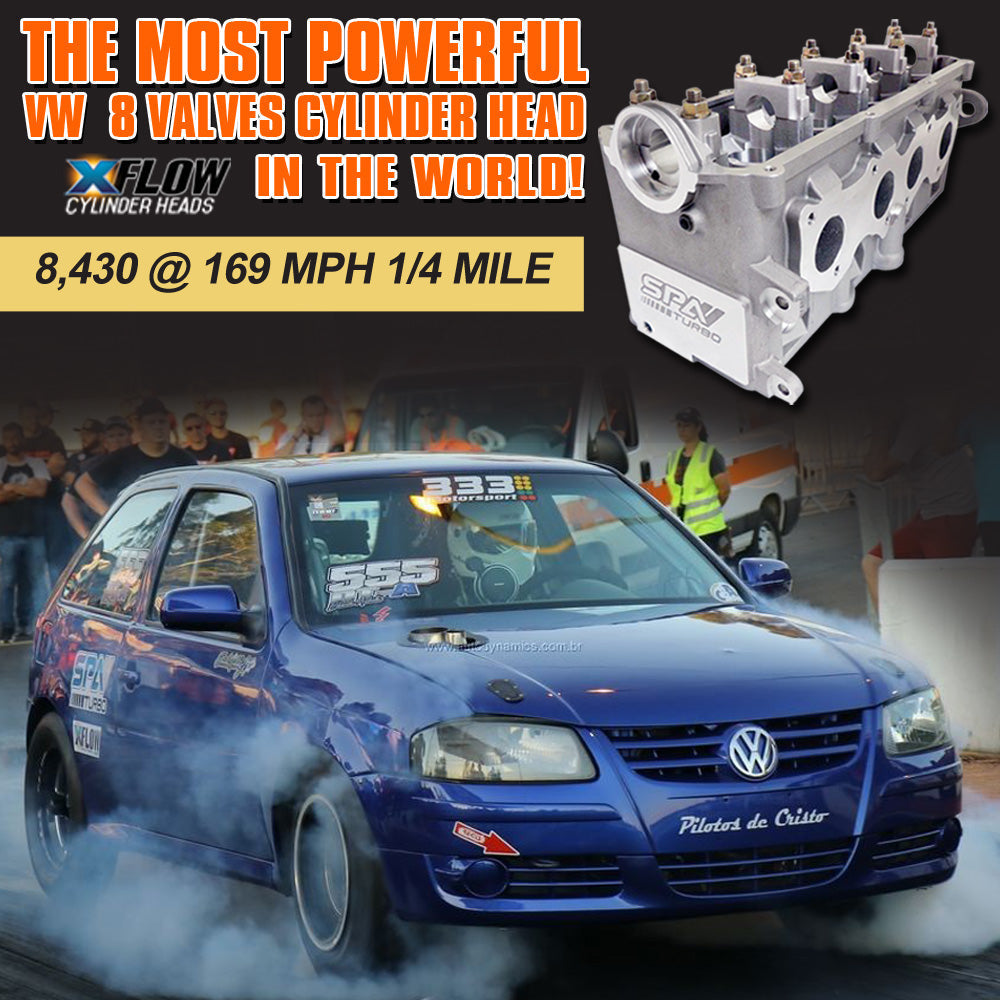 VW ABA Blocks X-Flow race cylinder head