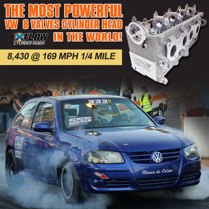 VW ABA Blocks X-Flow race cylinder head