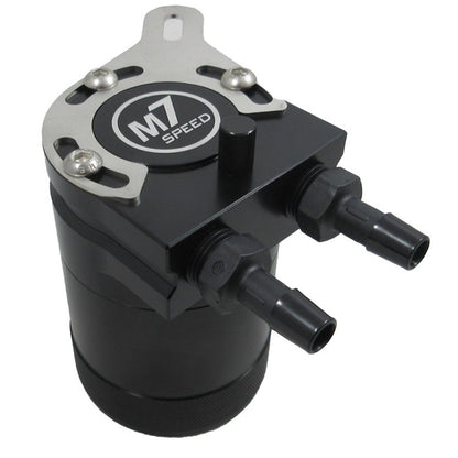 M7 Speed R56 Mini Cooper Oil Catch Can Kit | Black Hoses | N14B Engine