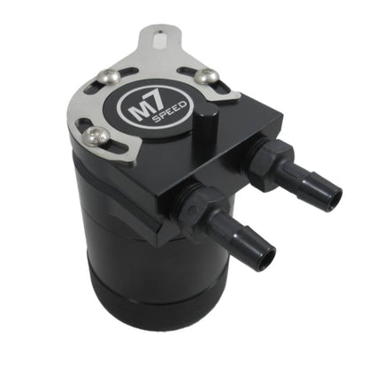 M7 Speed R55-R59 Mini Cooper Oil Catch Can Kit N18B Engine | Black Hoses