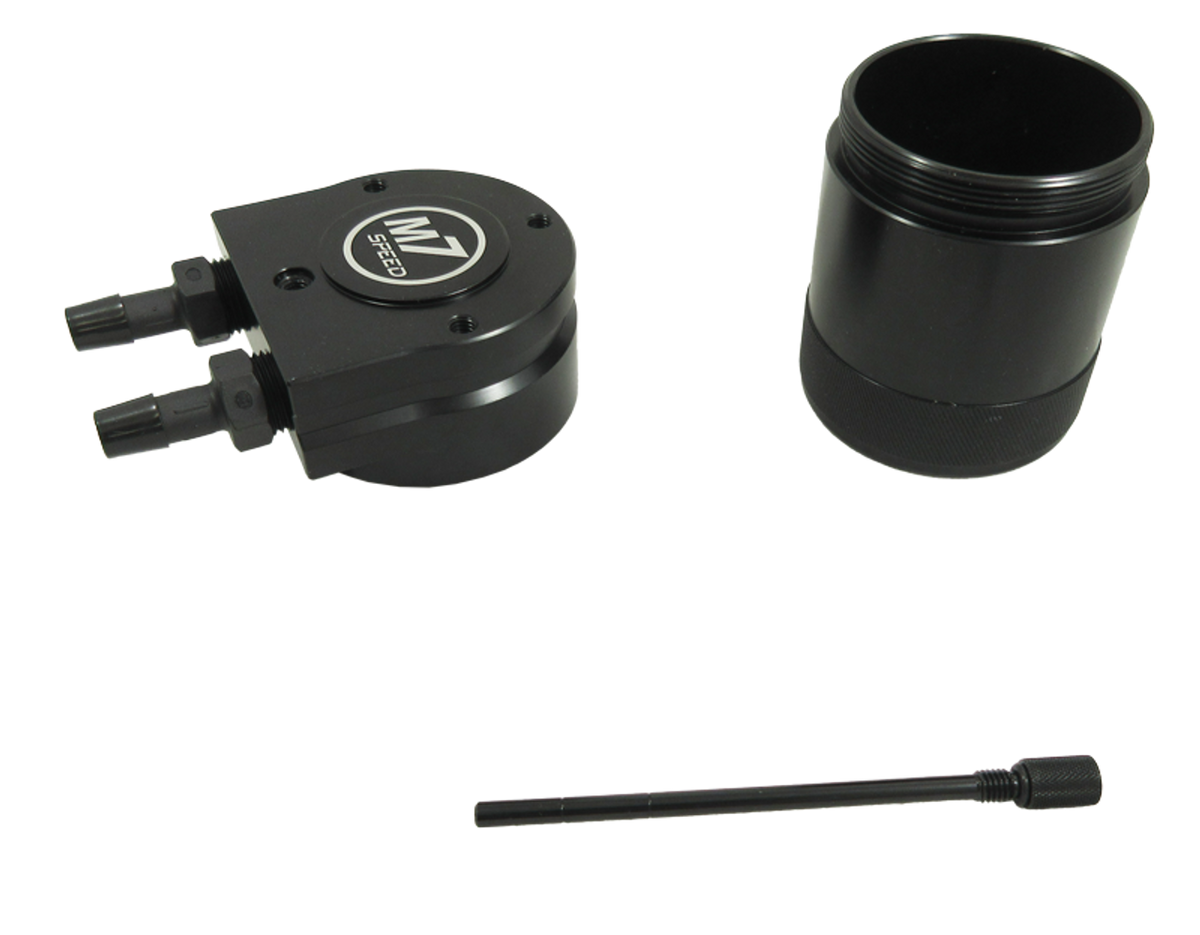 M7 Speed R60 Countryman "Exact-Fit" Oil Catch Can Kit | Red Silicone Hoses