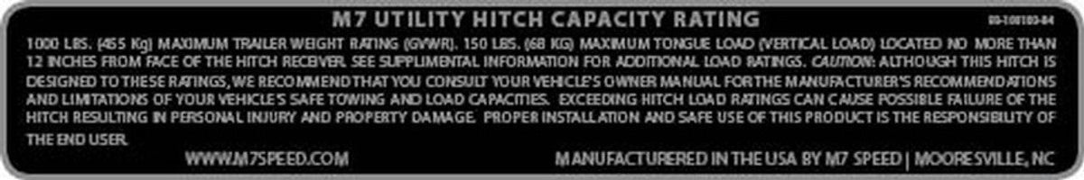 M7 R60 Countryman Ultimate Utility Hitch | 2" Receiver