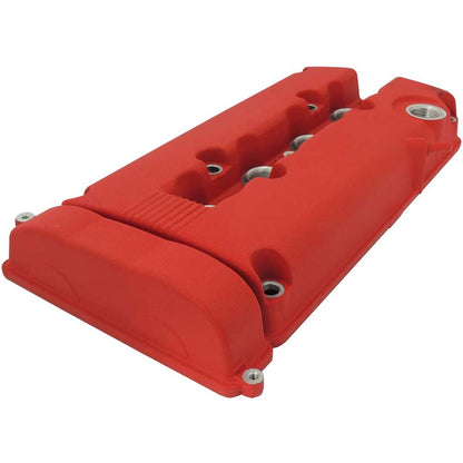 Honda B16 DOHC VTEC Cast Aluminum Valve Cover – Wrinkle Red Finish