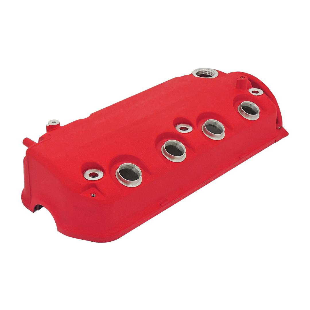 Honda D16 SOHC Cast Aluminum Valve Cover – Wrinkle Red Finish