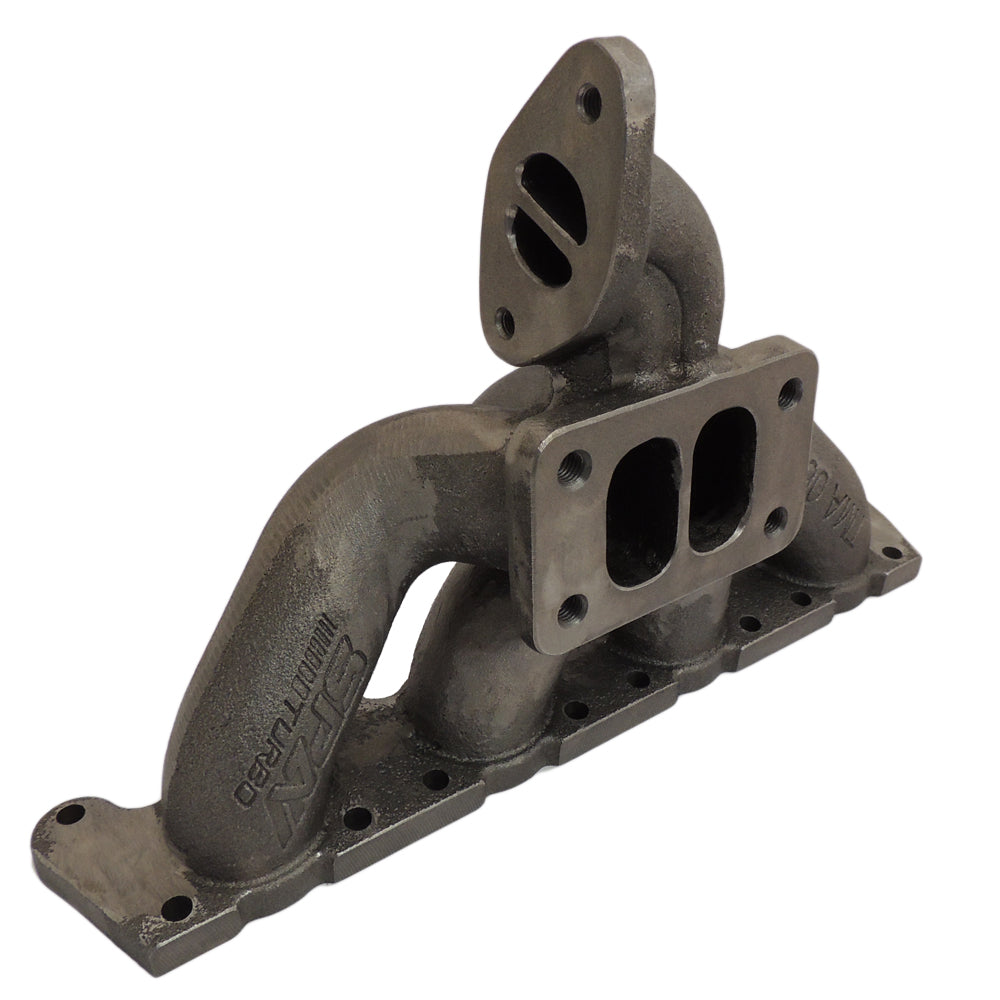 VW MKIV GTI T3 Twin Scroll Top Mount Flange Turbocharger Exhaust Manifold + Cast Aluminum Intake Manifold + High Performance Camshaft set