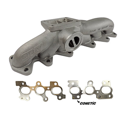 Toyota 2JZ-GTE T4 High Performance Turbo Exhaust Manifold - V band + COMETIC MLS EXHAUST MANIFOLD GASKET