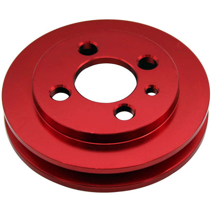 VW syncro Audi 80 90 100 4000 rabbit 1.8 8v underdrive Pulley - RED + VW 8V super light crank timing gear