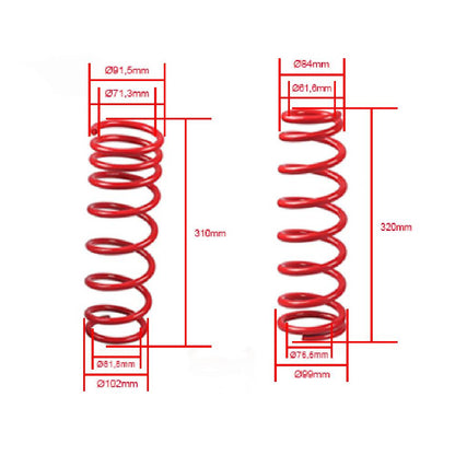 Coilover spring set for adjustable suspension for Honda Civic EG/EK