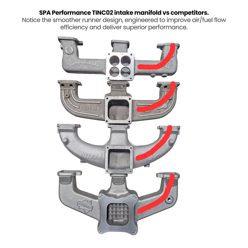 CHEVY II 194 / 230 / 250 / 292 L6 INLINE SIX INTAKE MANIFOLD