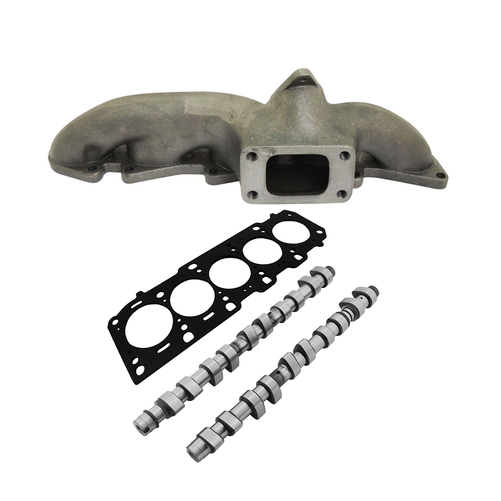 T3 turbo manifold + 260â€šÂ°/252â€šÂ° camshaft set + MLS head gasket for Fiat/Lancia inline 5cyl 20V