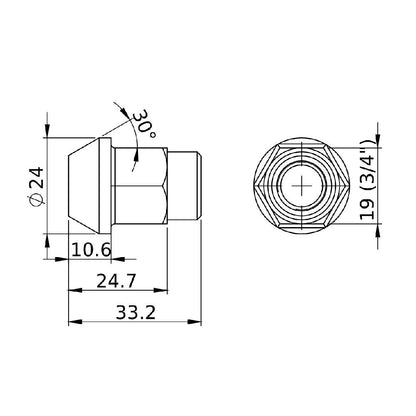 FORGED WHEEL NUT COMPETITION TYPE M12x1.5 ¢â‚¬ Pack of 16