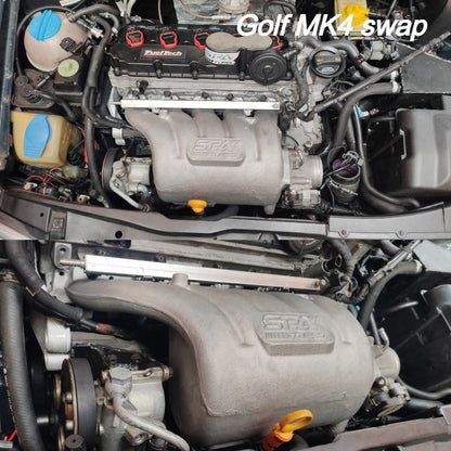 VW 2.5L 5 CYLINDER 20V 07K CAST ALUMINUM INTAKE MANIFOLD - WITH 5 INJECTORS FUEL RAIL - PRE SALE
