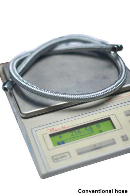 4AN PTFE 3' turbo braided oil feed line