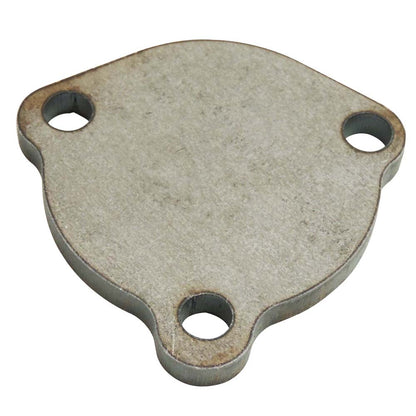 L fitting wastegate block off flange