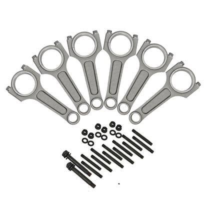 Chevy II 250 INLINE SIX 6" x .927 / 152.4mm x 23.56mm high performance connecting rod set + Inline Six Head Stud Set