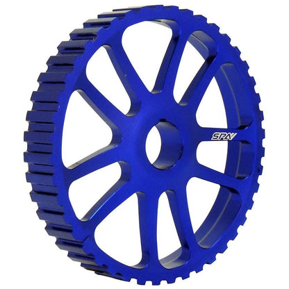 VW 74-98 8V Y series lightweight fixed cam pulley / intermediate shaft - Blue