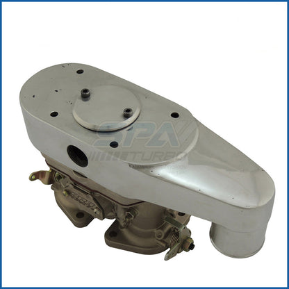 Weber IDF downdraft carburetor Plenum power cap 90 degree 2" Left
