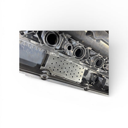 M50 / M52 / S50 / S52 Aluminum Valve Cover With 2 10AN Breather / Catch Can Fittings