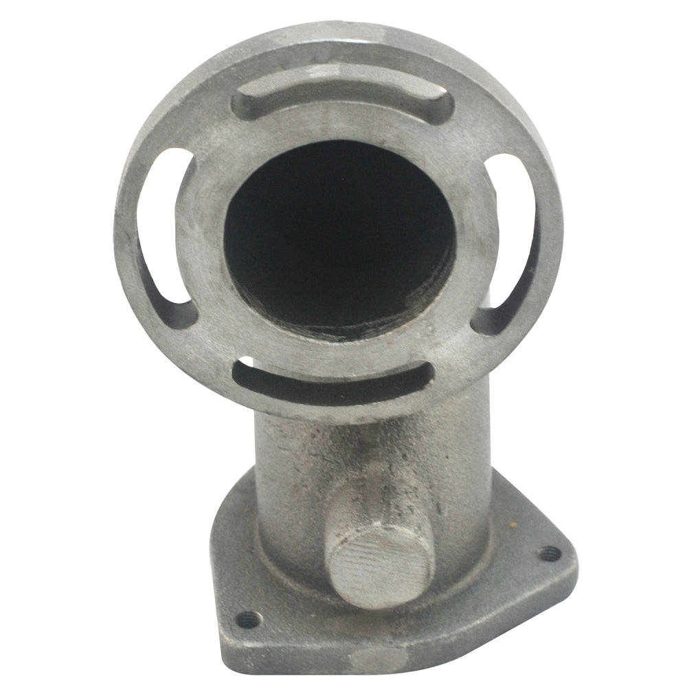 Cast iron turbocharger downpipe 90‚° 2 1/2" T3 4 bolts