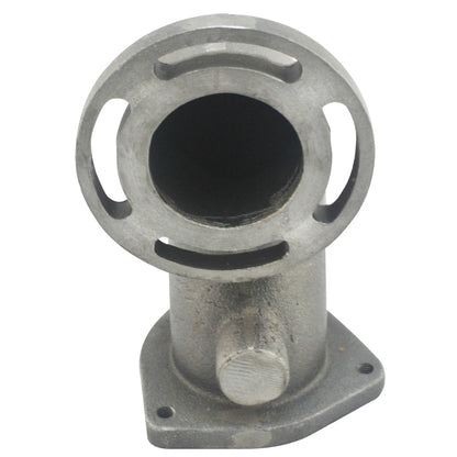 Cast iron turbocharger downpipe 90‚° 2 1/2" T3 4 bolts