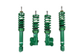 350Z Tein Street Basis Z Coilover Kit; Camber/Caster Adjustable Front Upper Mount; OEM Rear Upper Mount;