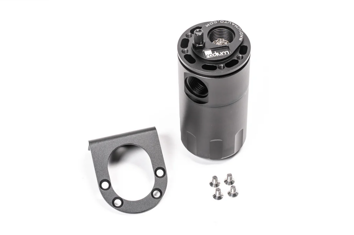 Radium Engineering Single Universal Catch Can Kit - Fluid Lock