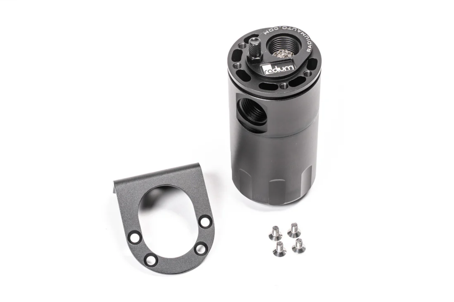Radium Engineering Single Universal Catch Can Kit - Fluid Lock
