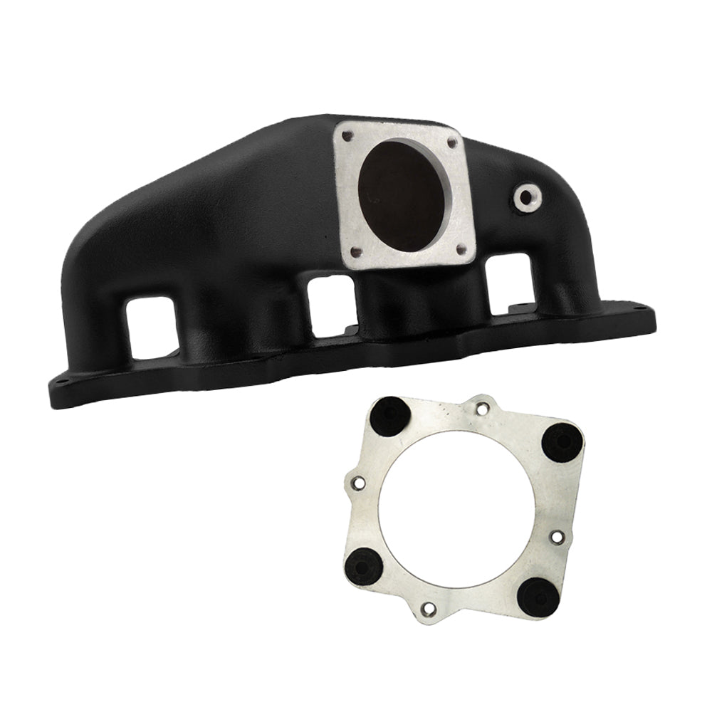 VW VR6 12V Short Runner Induction Intake Manifold Black + OBD2 Flange