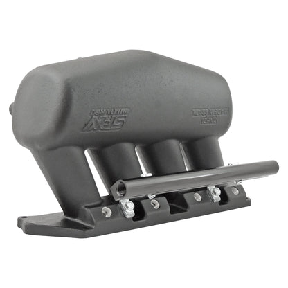 Intake manifold for 8th gen Honda Civic SI (K20 engine) - 4 injectors - Mustang throttle - Black