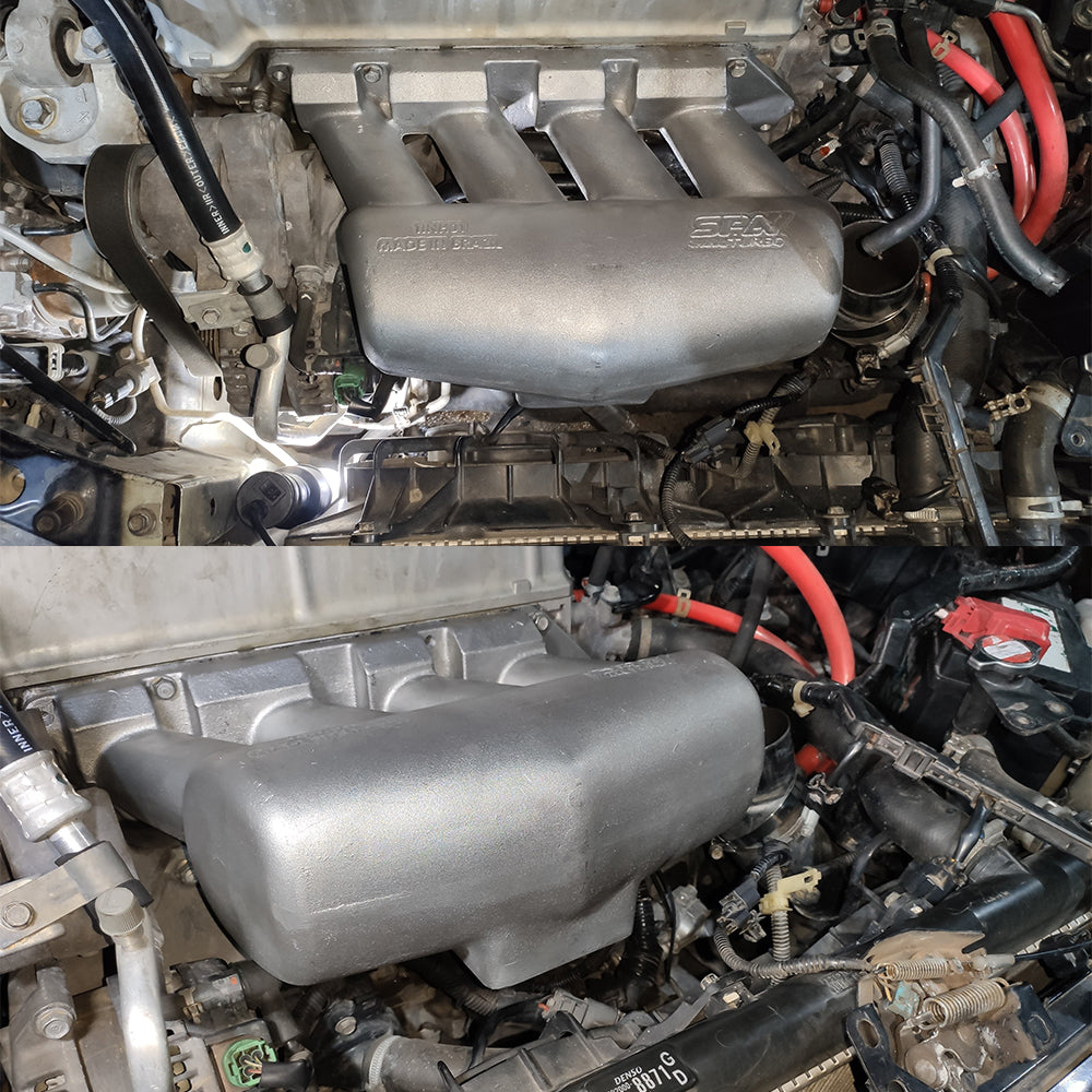 Intake manifold for 8th gen Honda Civic SI (K20 engine) - 4 injectors - Mustang throttle