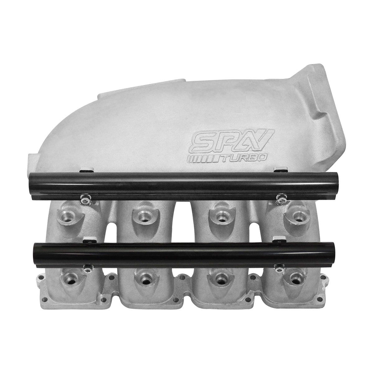 Cast Aluminum Intake Manifold for transverse VW/AUDI 1.8T with 8 injectors Fuel Rail Kit (right side OEM throttle)