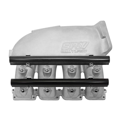 Cast Aluminum Intake Manifold for transverse VW/AUDI 1.8T with 8 injectors Fuel Rail Kit (right side OEM throttle)