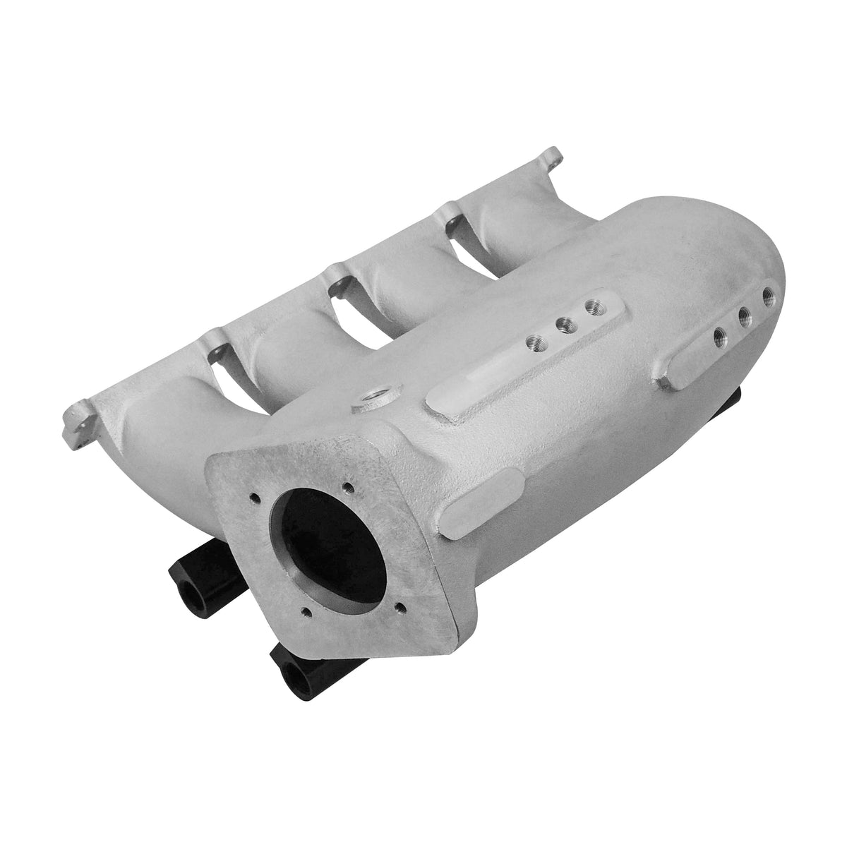 Cast Aluminum Intake Manifold for transverse VW/AUDI 1.8T with 8 injectors Fuel Rail Kit (left side OEM throttle)