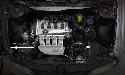 Cast Aluminum Intake Manifold for transverse VW/AUDI 1.8T with 4 injectors Fuel Rail Kit (left side without throttle bolt holes)