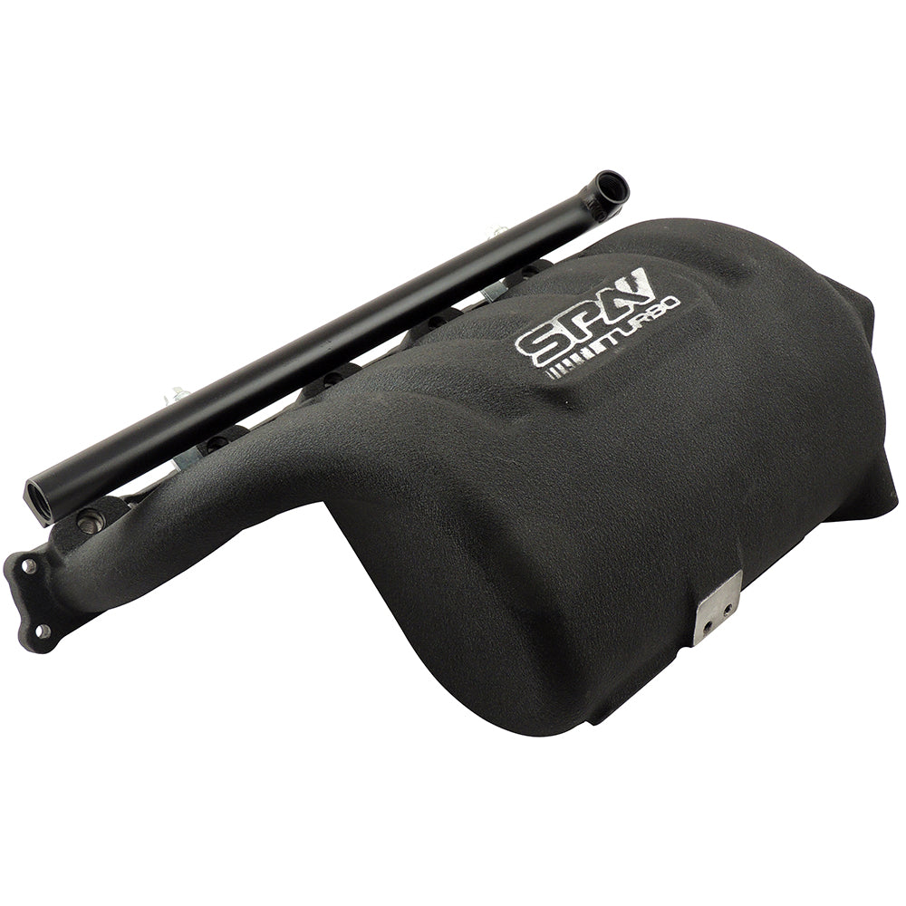 Cast Aluminum Valve Cover + Intake Manifold WITH FUEL RAIL for VW 2.5L 5 CYLINDER 20V 07K - Black - PRE SALE