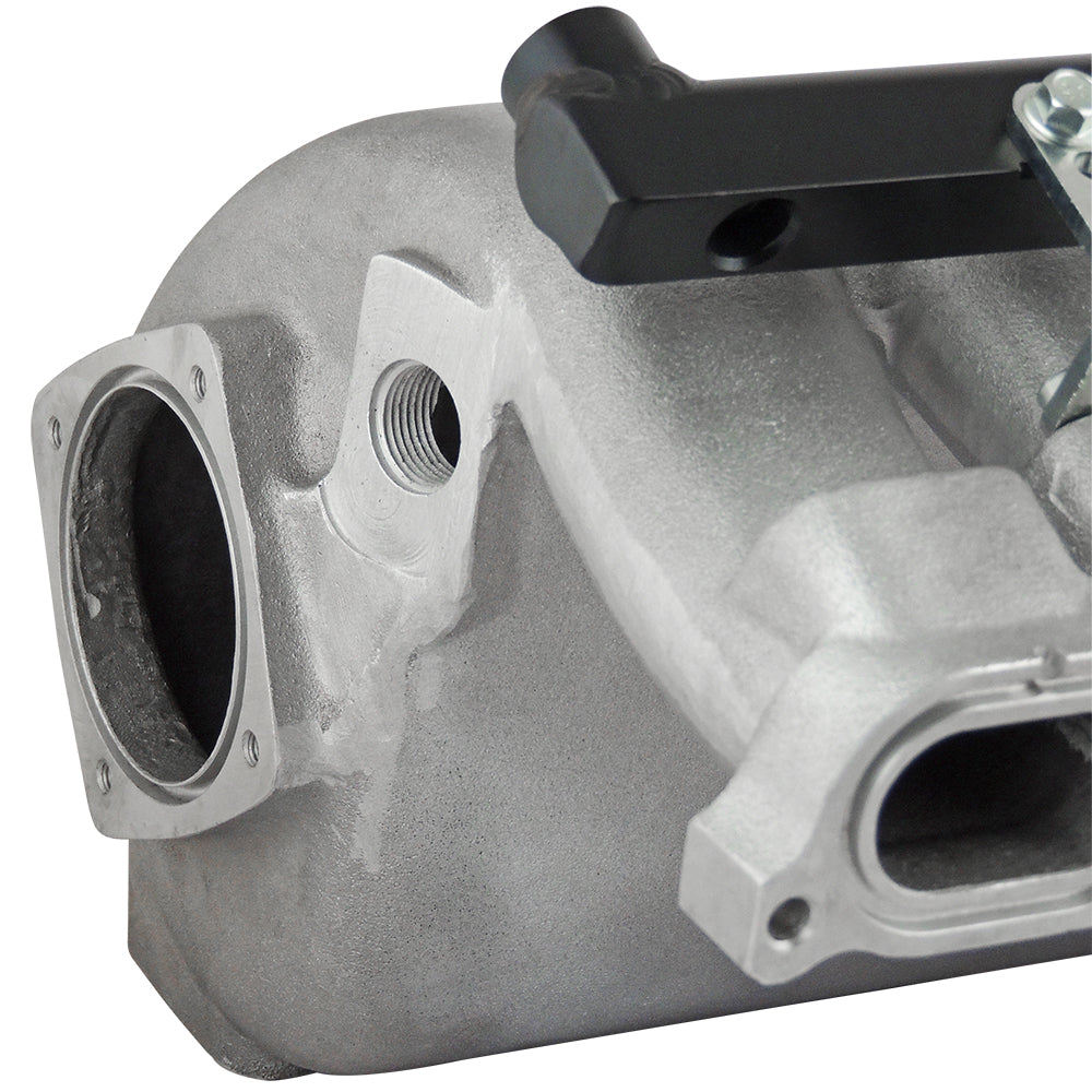VW 2.5L 5 CYLINDER 20V 07K CAST ALUMINUM INTAKE MANIFOLD - WITH 5 INJECTORS FUEL RAIL - PRE SALE