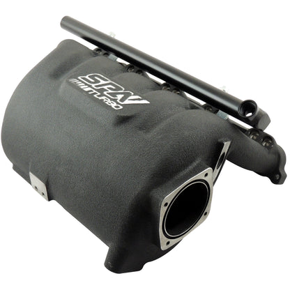 VW 2.5L 5 CYLINDER 20V 07K CAST ALUMINUM INTAKE MANIFOLD - WITH 10 INJECTORES FUEL RAIL - BLACK