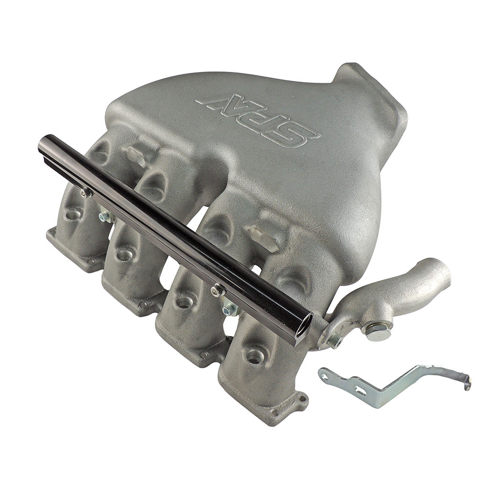Cast Aluminum Intake Manifold for longitudinal VW/AUDI 1.8T with 4 injectors Fuel Rail Kit (without throttle bolt holes)