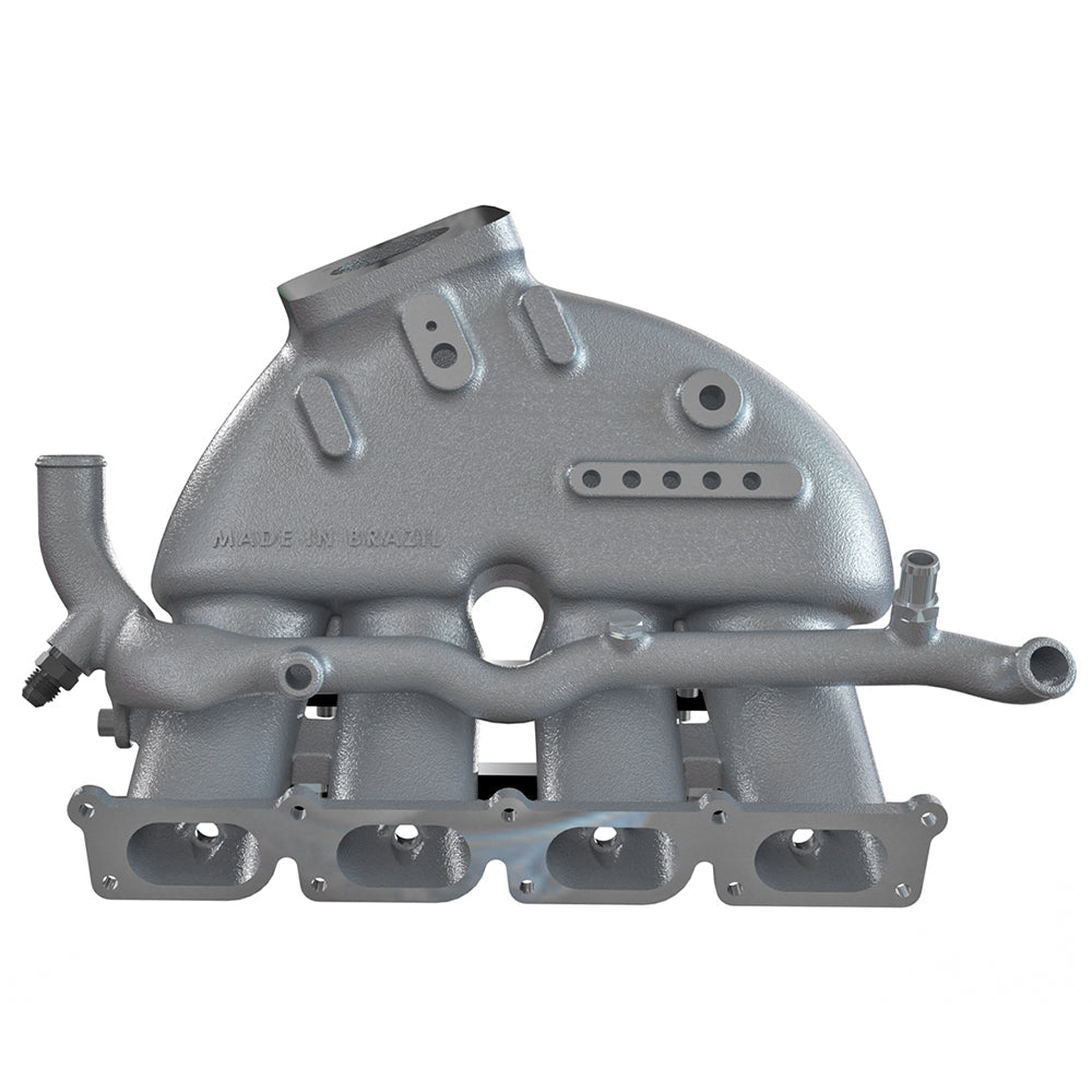 VW B5 T3 top mount turbo twin scroll manifold wastegate V-Band + Cast Aluminum Intake Manifold for longitudinal with 8 injectors Fuel Rail Kit (OEM throttle)