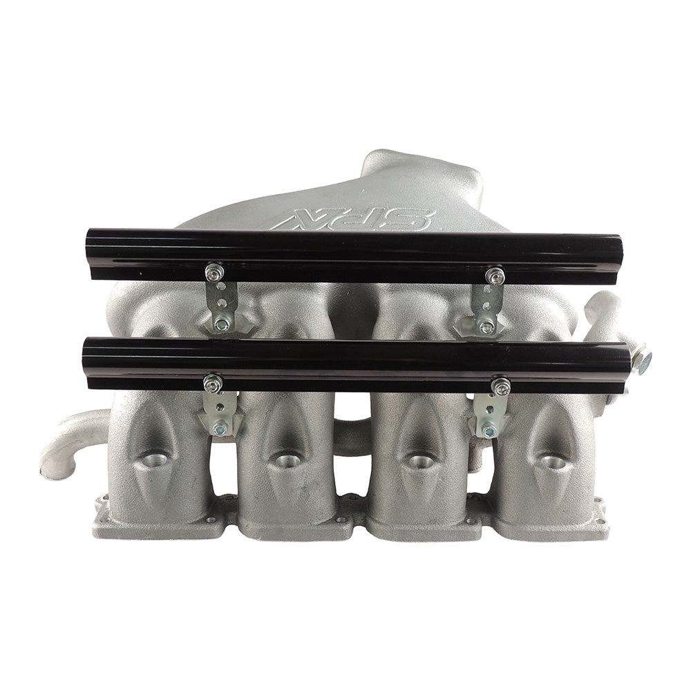 Cast Aluminum Intake Manifold for longitudinal VW/AUDI 1.8T with 8 injectors Fuel Rail Kit (OEM throttle)