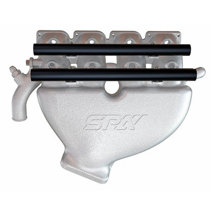 VW B5 T3 top mount turbo twin scroll manifold wastegate "i" + Cast Aluminum Intake Manifold for longitudinal with 8 injectors Fuel Rail Kit (without throttle bolt holes)