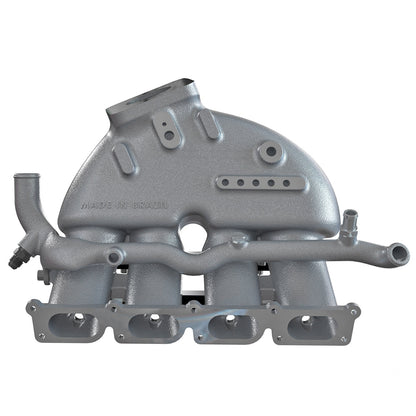 VW B5 T3 top mount turbo twin scroll manifold wastegate V-Band + Cast Aluminum Intake Manifold for longitudinal with 8 injectors Fuel Rail Kit (without throttle bolt holes)