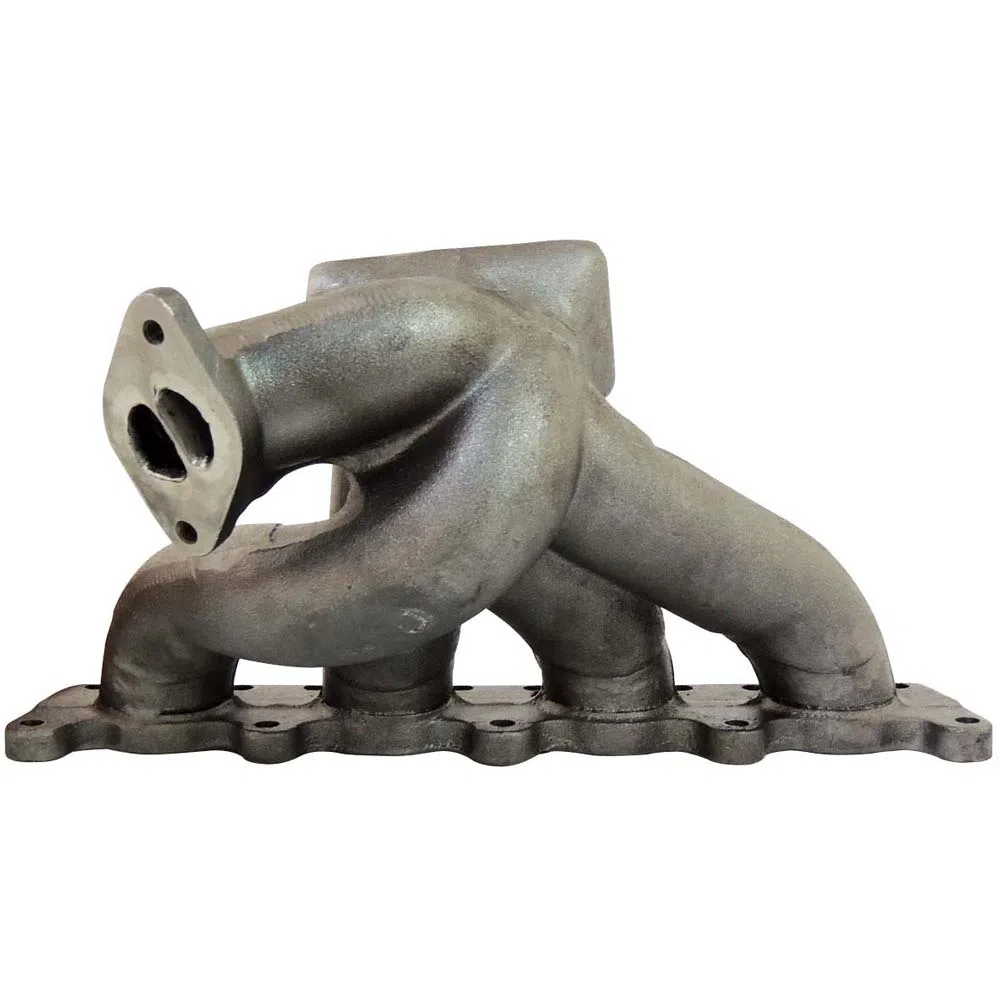 VW B5 T3 top mount turbo twin scroll manifold wastegate "i" + Cast Aluminum Intake Manifold for longitudinal with 8 injectors Fuel Rail Kit (OEM throttle)