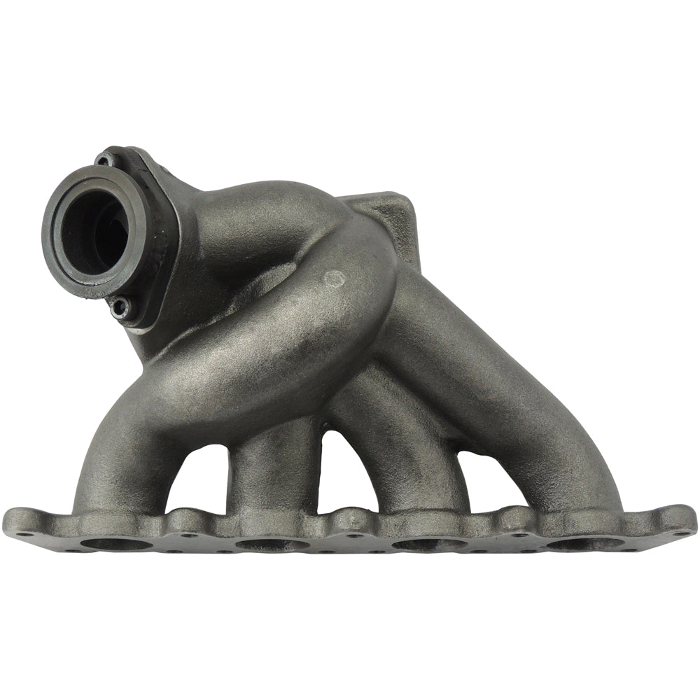 VW B5 T3 top mount turbo twin scroll manifold wastegate V-Band + Cast Aluminum Intake Manifold for longitudinal with 8 injectors Fuel Rail Kit (OEM throttle)
