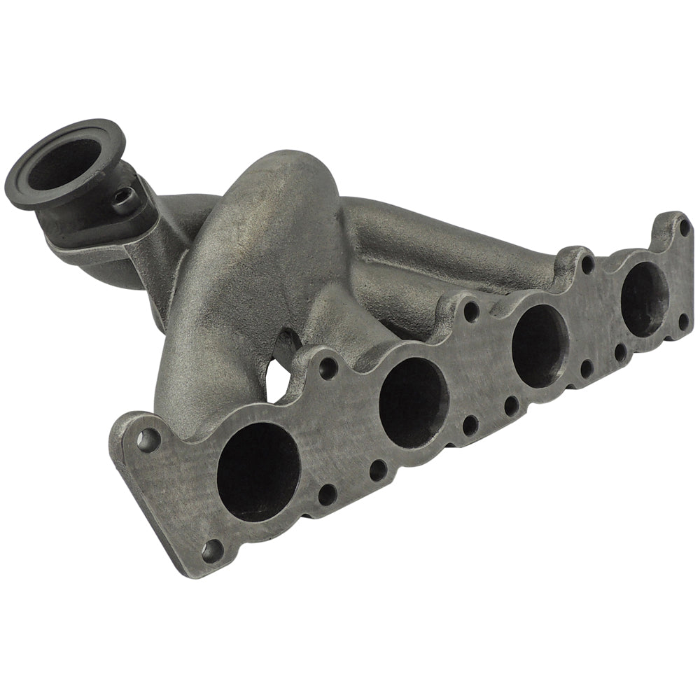 VW B5 T3 top mount turbo twin scroll manifold wastegate V-Band + Cast Aluminum Intake Manifold for longitudinal with 8 injectors Fuel Rail Kit (OEM throttle)