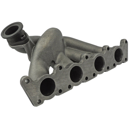 VW B5 T3 top mount turbo twin scroll manifold wastegate V-Band + Cast Aluminum Intake Manifold for longitudinal with 4 injectors Fuel Rail Kit (without throttle bolt holes)